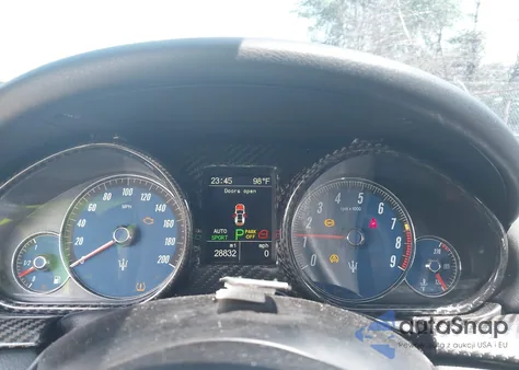 2011 Maserati Granturismo S Automatic from USA, damaged, VIN ZAM45KLA7B0058933